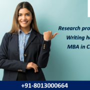 Research Proposal help MBA in CSR.