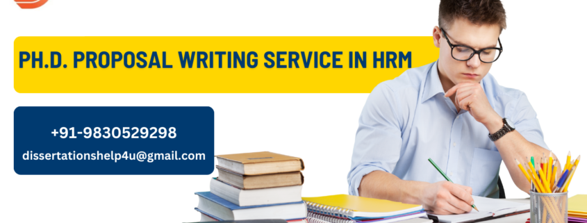 Ph.D. proposal-writing service in HRM