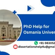 PhD Help for Osmania University.dissertationshelp4u