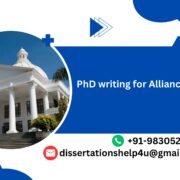 PhD writing for Alliance University.dissertationshelp4u