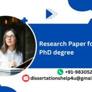 Research Paper for my PhD degree.dissertationshelp4u