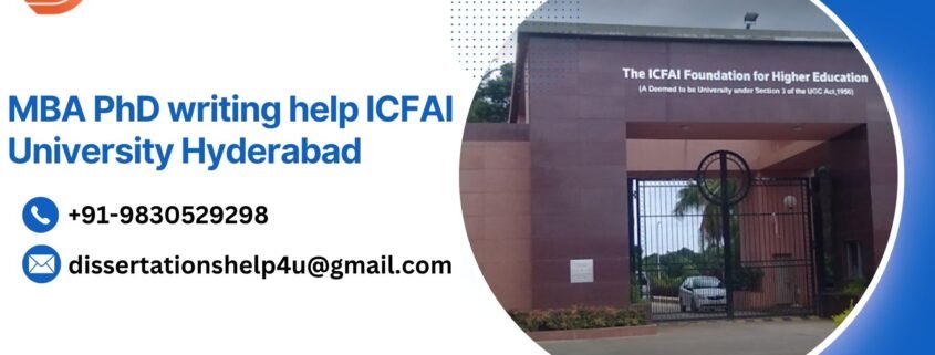 MBA PhD writing help ICFAI University Hyderabad.dissertationshelp4u