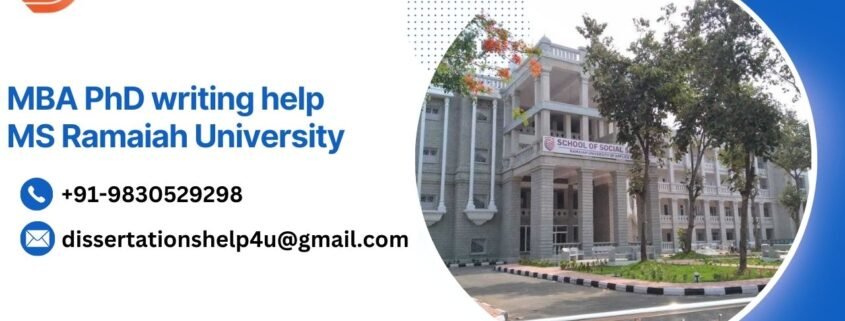 MBA PhD writing help MS Ramaiah University.dissertationshelp4u