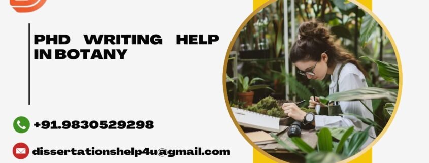 PhD writing help in Botany