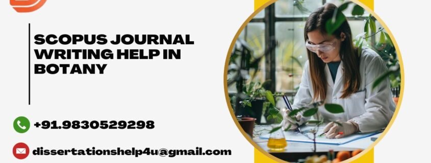 SCOPUS journal writing help in Botany