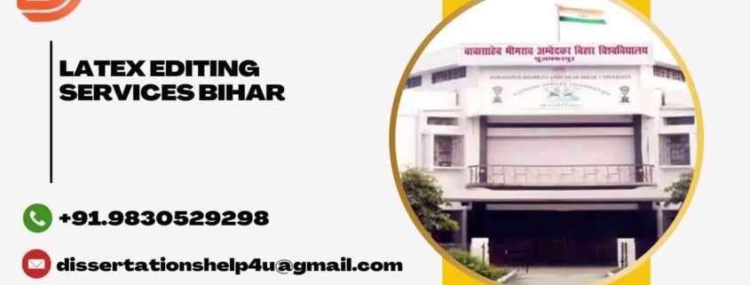 LaTeX editing services Bihar