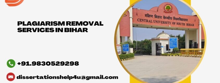 Plagiarism removal services in Bihar