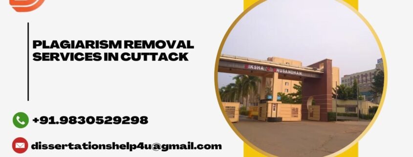 Plagiarism removal services in Cuttack